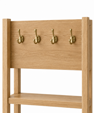 Nestavelle Four-Hook Entryway Shelf